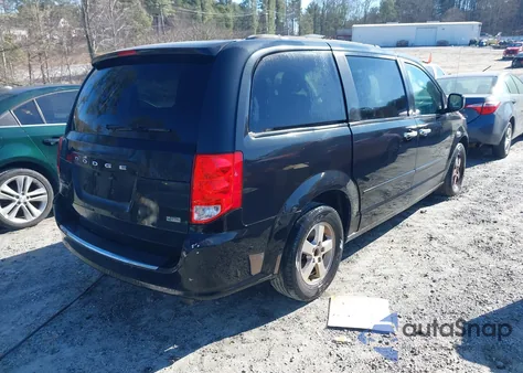 2013 Dodge Grand Caravan Sxt из США, поврежденный, VIN 2C4RDGCG3DR551127